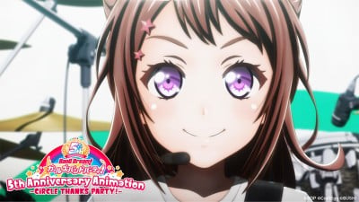 BanG Dream! 少女乐团派对！5周年纪念动画 -CiRCLE THANKS PARTY!- 封面