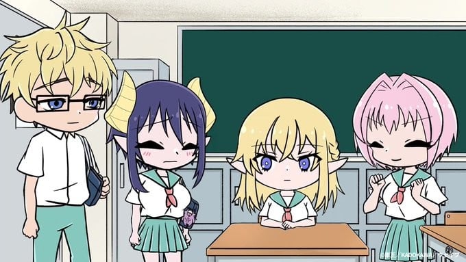 ダークサモナーとデキている  ミニアニメ劇場 封面